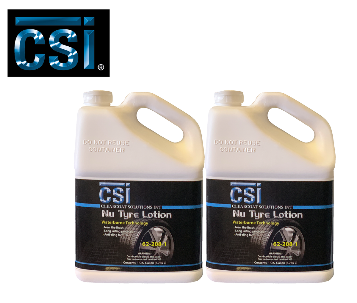 CSI 62-208-1 Nu Tyre Lotion (Gallon) two gallon special offer